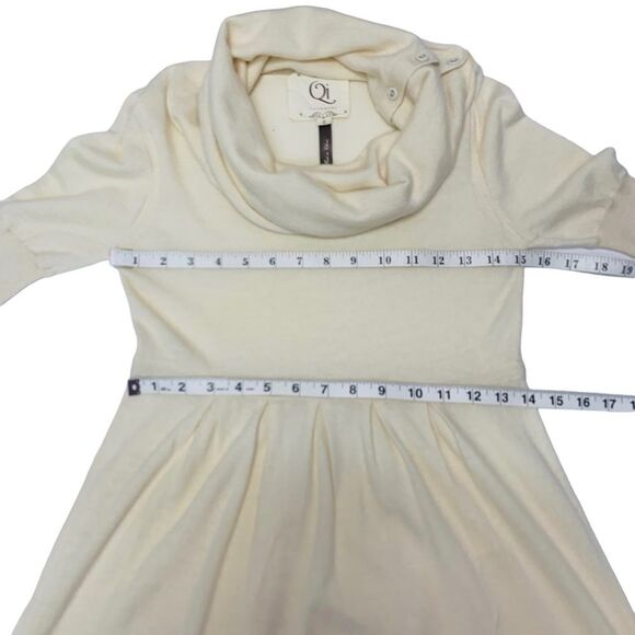 Qi Cowl Neck Cashmere Sweater Dress - Picture 11 of 14